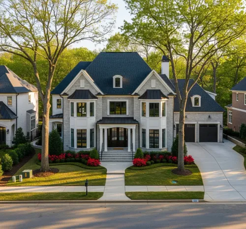 Professional roofing team completing a quality roof installation in Marietta, GA
